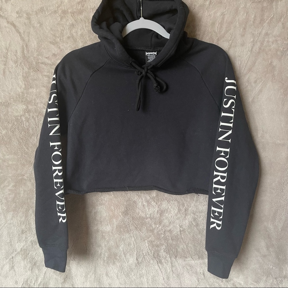 Justin Bieber Merch Cropped Hoodie - Picture 5 of 6
